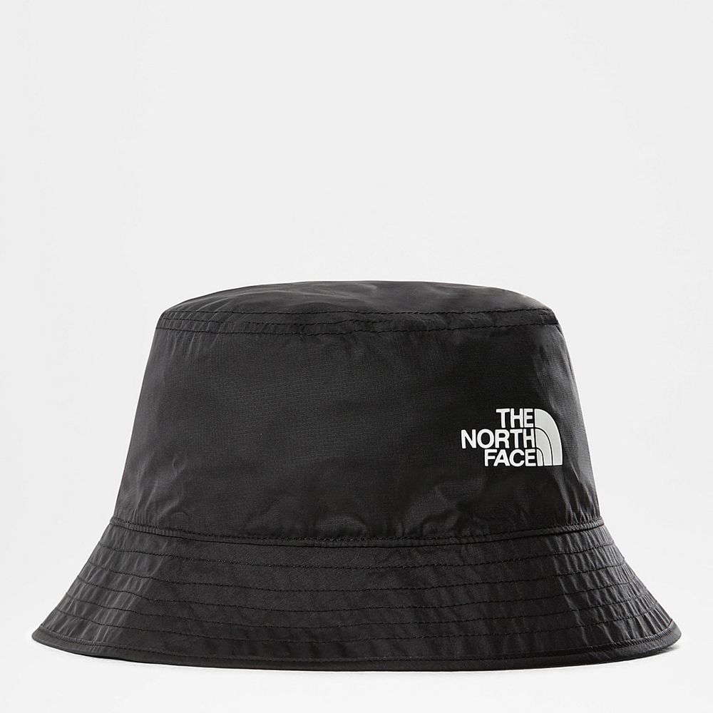 The North Face Hats Mens Australia - The North Face Sun Stash Reversible Black / White (UJS-902764)